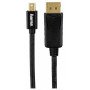 Кабель Display Port HAMA DisplayPort (m) (прямой) - miniDisplayPort (m) (прямой), GOLD , круглое, 1.8м, блистер, черный                                                                                                                                   