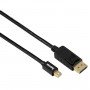 Кабель Display Port HAMA DisplayPort (m) (прямой) - miniDisplayPort (m) (прямой), GOLD , круглое, 1.8м, блистер, черный                                                                                                                                   
