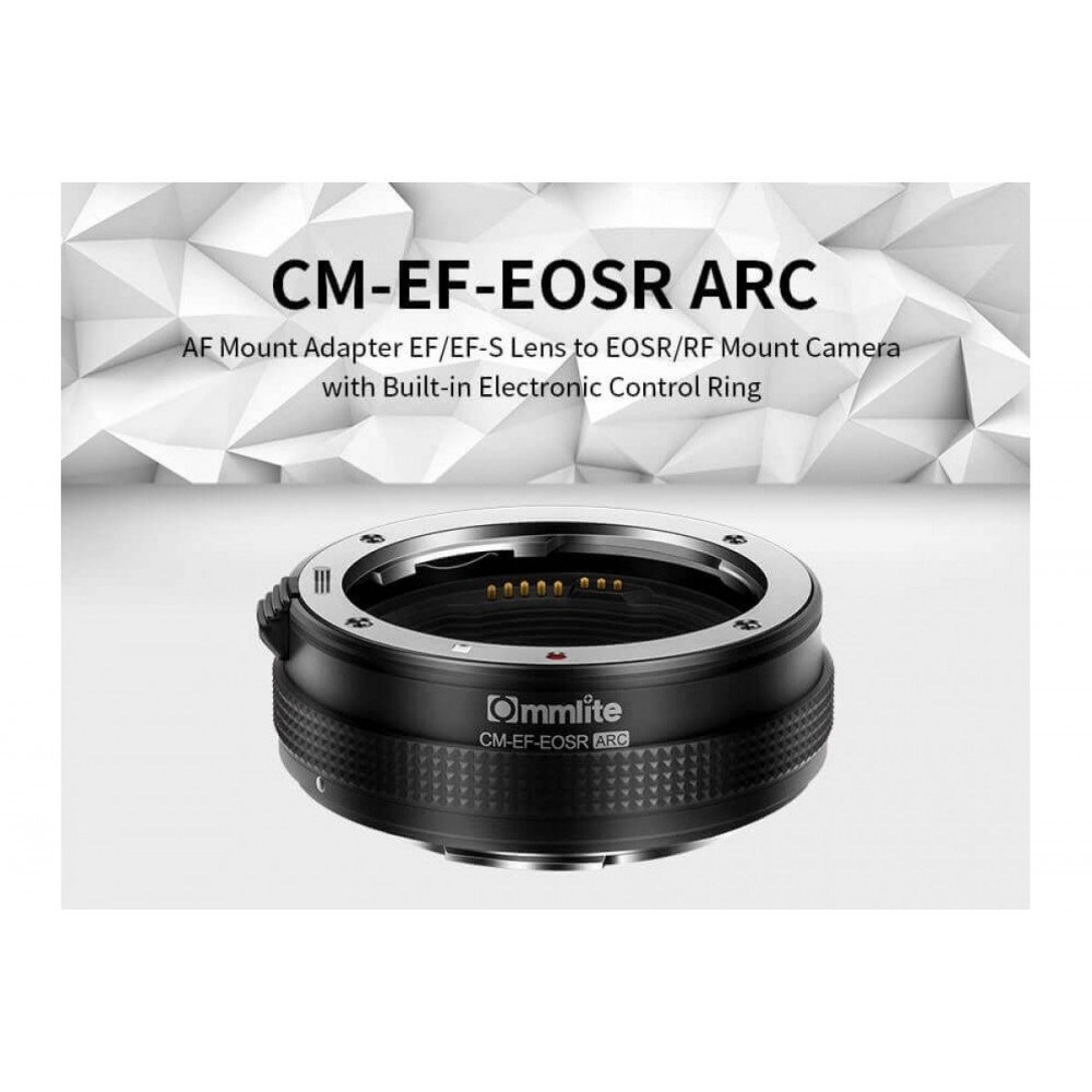 Переходное кольцо Commlite CM-EF-EOSR ARC для Canon EF/EF-S series lens to Canon EOSR/RF Mount cameras                                                                                                                                                    