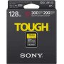 Sony 128GB SF-G series TOUGH specification UHS-II U3 V90 SDHC Digital Memory Card Card - Read 300MB/s Write 299MB/s SF-G128T                                                                                                                              
