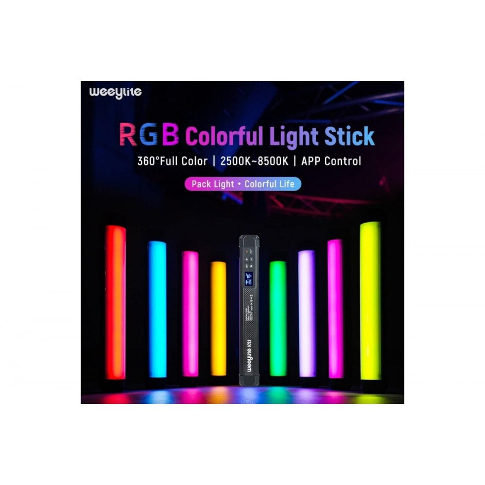 Видеосвет Weeylite K21 Full Color Handheld 2500K~8500K RGB                                                                                                                                                                                                
