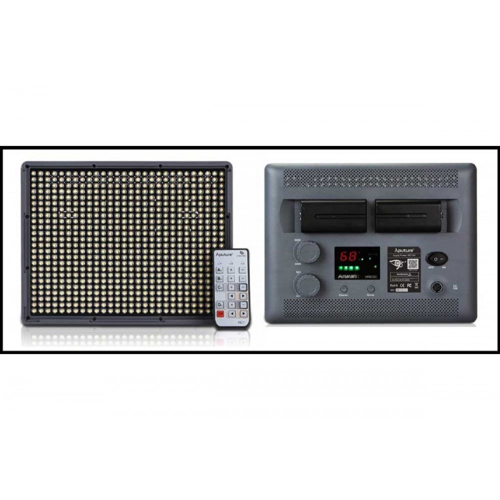 Студийный свет Aputure Amaran HR-672C (Сетевой адаптер + 2шт. F970)                                                                                                                                                                                       