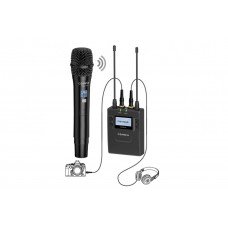 Микрофон COMICA CVM-WM300D [ HTX+RX ] UHF 96-каналы металлический беспроводной микрофон                                                                                                                                                                   