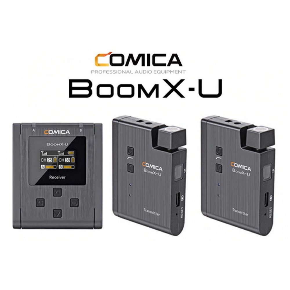 Микрофон COMICA BoomX-U U2 (TX+TX+RX)                                                                                                                                                                                                                     