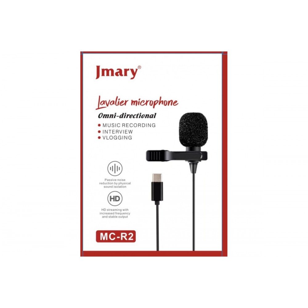 Петличный микрофон Jmary MC-R2 Type-C                                                                                                                                                                                                                     
